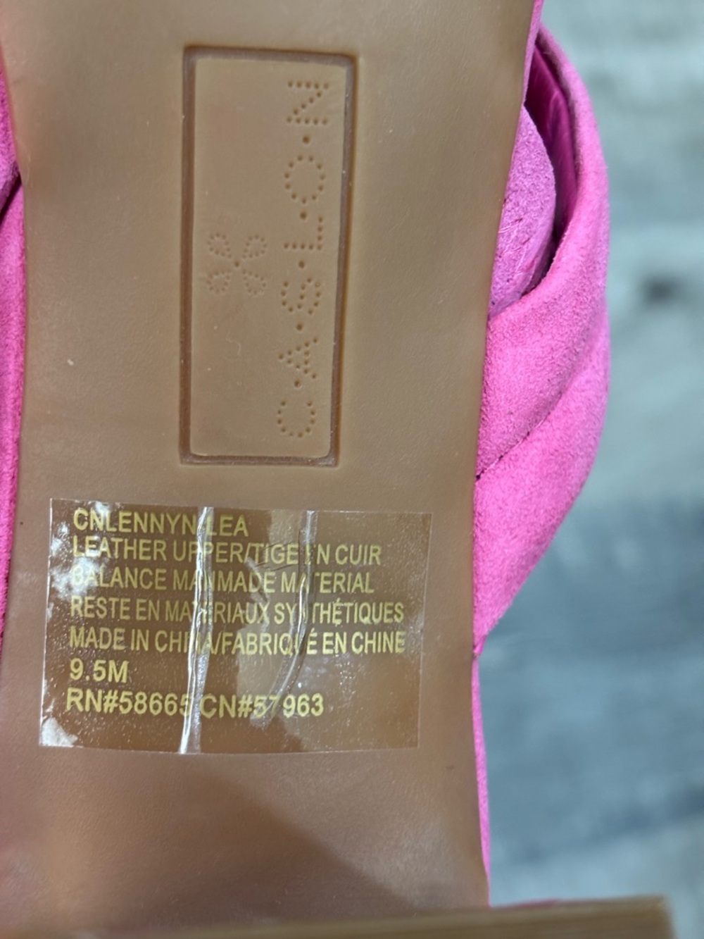 Caslon "Lennyn" Strappy Slingback, Block Heeled Sandals, Pink Suede, Sz 9.5M,GUC - Picture 11 of 12